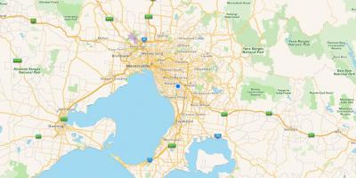 Karta u Melburnu i predgrađa
