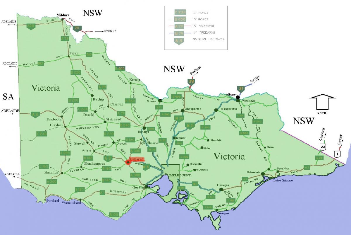 postcodes Victoria mapu
