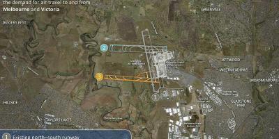 Mapi Melburnu aerodrom