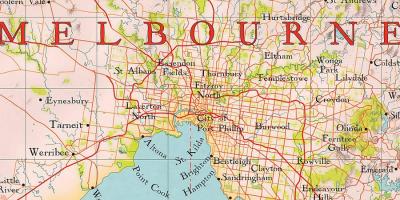 Melbourne karti