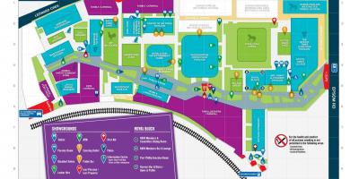 Mapa Melburnu Showgrounds